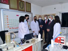 VALİ AKIN’DAN BİLİM VE SANAT MERKEZİNE ZİYARET