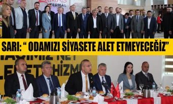 TSO BAŞKAN ADAYI SARI: “HİZMET ALANINI GENİŞLETMEYE ÇALIŞACAĞIZ”