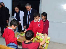 VALİ BUHARA’DAN ÖĞRETMEN ÖMER AYDIN İLKOKULUNA ZİYARET