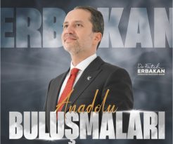 REFAH PARTİSİ GENEL BAŞKANI ERBAKAN KIRŞEHİR’E GELİYOR