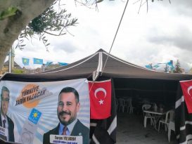 İYİ PARTİNİN KIL ÇADIRI HALKIN İLGİSİNİ ÇEKİYOR