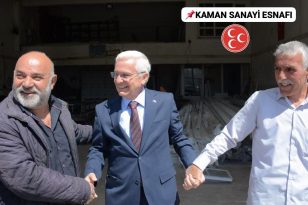 KAMAN MHP ADAYLARINI BAĞRINA BASTI