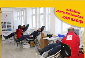 KIRŞEHİR JANDARMASI’NDAN KIZILAY’A KAN BAĞIŞI