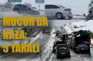 MUCUR’DA KAZA: 5 YARALI
